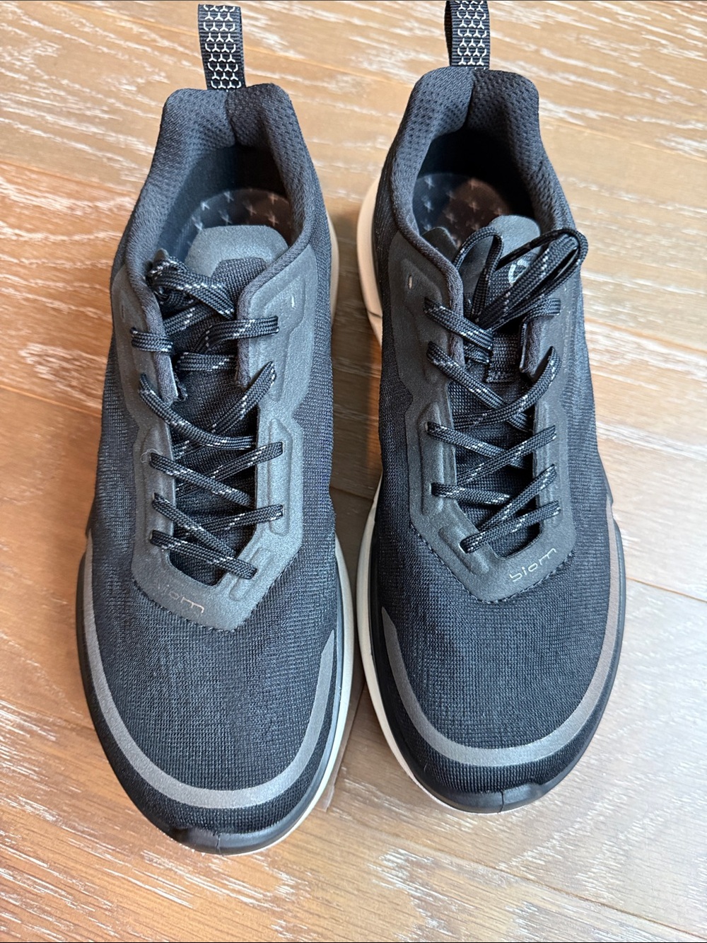 Ecco Black and Gray Men's Lightweight Sneakers Breathru bion 2.2 Size 40